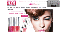 Desktop Screenshot of cosmetics4less.net